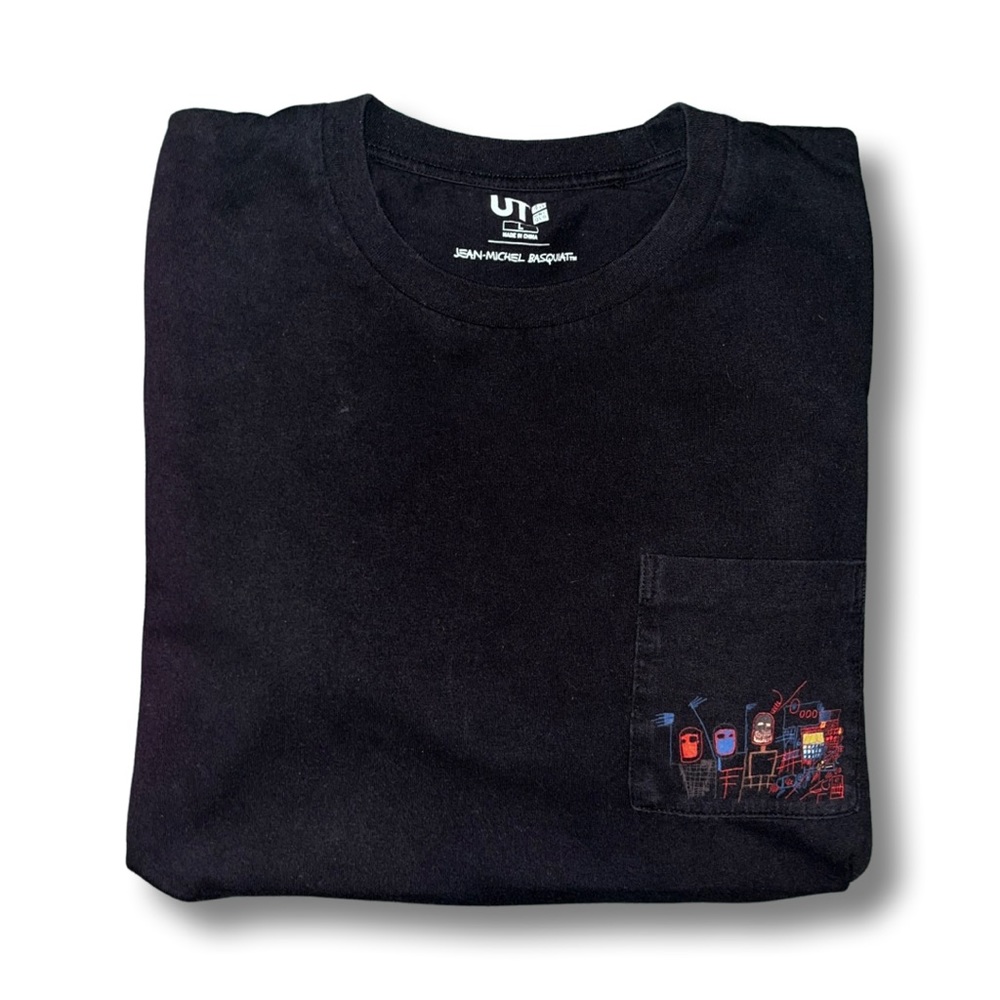 Uniqlo x jean michel basquiat black shirt